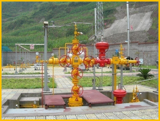 2 1/16-7 1/16 In Oil Gas Wellhead Equipment Xmas Tree Wellhead 21MPa-140MPa