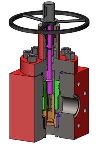 OEM Cylindrical Type Throttle Control Valve Choke Oil And Gas