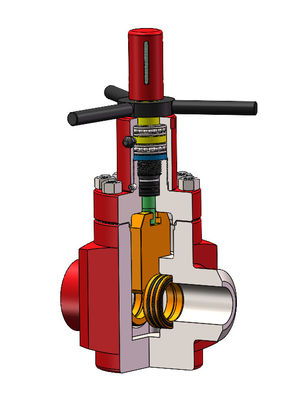 PR1 PR2 Flanged Mud Gate Valve Suitable For Drilling Fluid Manifold