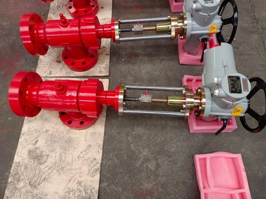 Electric Type Choke Valve Wellhead Fixed Type 15000psi