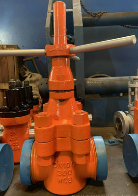 Trapezoidal Thread Connection Oil Mine Fuel Gate Valve For Gas Line PR1 PR2