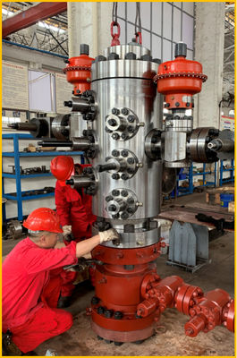 Gas Production Wellhead Christmas Tree With Main Safety Valve