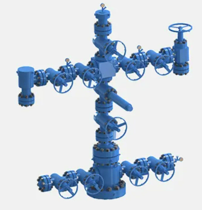 API Forging Wellhead And Christmas Tree Equipment With Tubing Head And Gate Valves